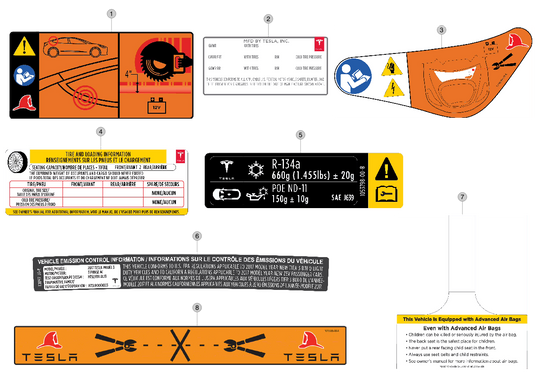 LABEL- VEHICLE EMISSION CONTROL INFORMATION (2462927-00-C)